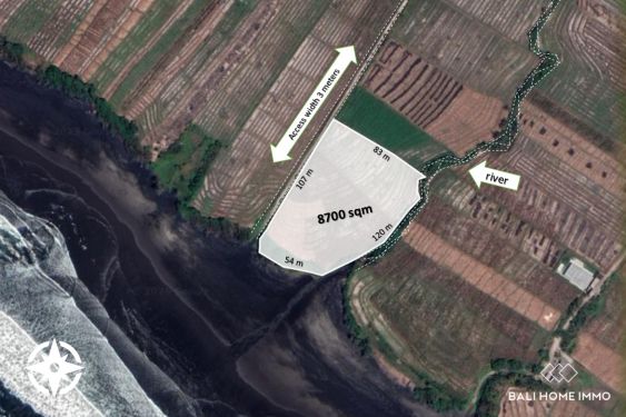 Image 1 from 87 are tanah pinggir pantai dijual hak guna usaha di Pantai Pasut Tabanan