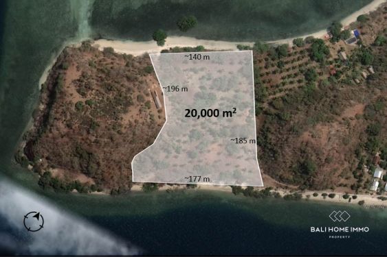 Image 1 from Tanah Tepi Pantai Dijual di Gili Gede
