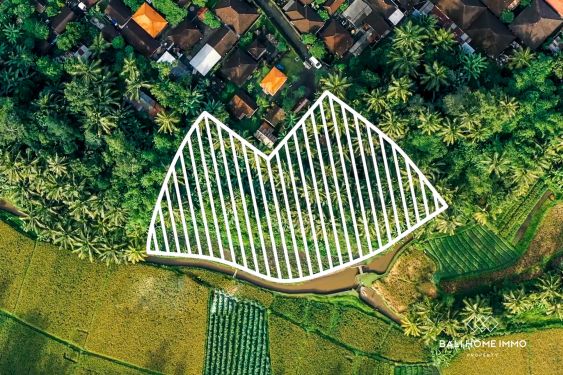 Image 2 from Dijual Tanah dengan Pemandangan Sawah di Mambal dekat Ubud