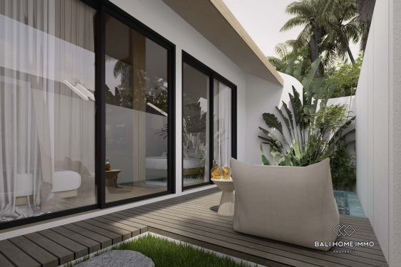 Image 2 from Dijual villa 1 kamar off-plan dengan hak guna pakai di Canggu, Bali