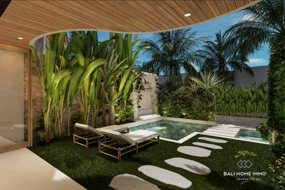 Image 3 from VILLA SUR PLAN 1 CHAMBRE AVEC VUE OCÉAN À VENDRE À ULUWATU PRÈS DE LA PLAGE D'ALILA