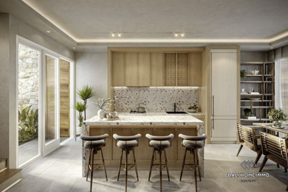 Image 3 from Villa de 4 chambres sur plan avec vue sur les rizières à vendre à Bali Canggu