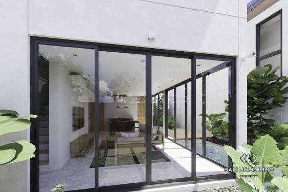 Image 3 from Villa minimaliste de 2 chambres avec vue sur l'océan, sur plan, à vendre à Pandawa