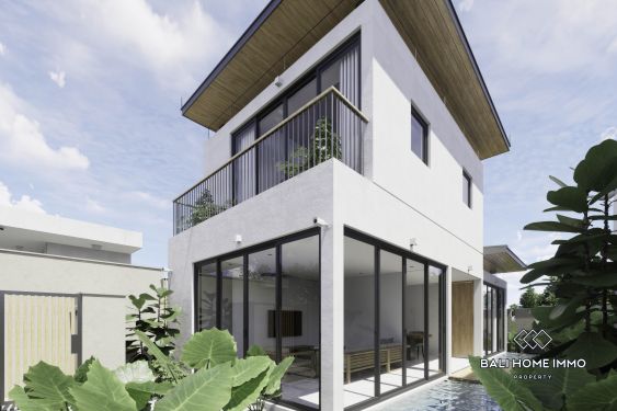 Image 1 from Villa minimaliste de 2 chambres avec vue sur l'océan, sur plan, à vendre à Pandawa