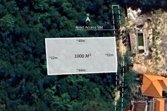 Image 1 from Dijual Tanah yang Damai dengan Hak Sewa dan Pemandangan Laut di Uluwatu