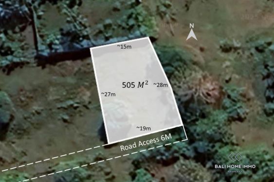 Image 1 from Dijual Tanah Hunian Kecil Hak Sewa di Pandawa dengan Pemandangan Laut