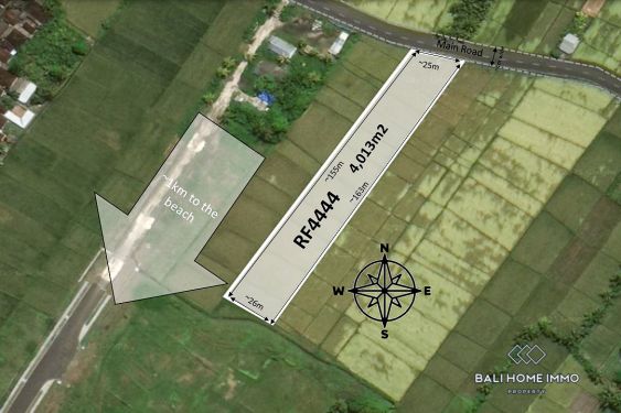 Image 1 from Street front 40 Are Land in Touristic Zone For Sale near Kedungu Beach Bali