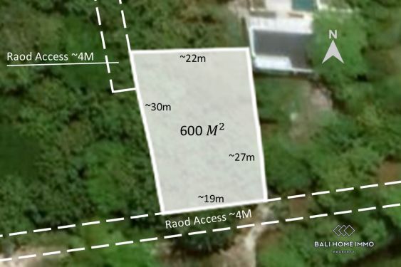 Image 1 from Superbe terrain avec vue sur l'océan à vendre en location dans le quartier privilégié de Bingin
