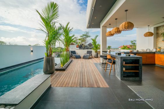 Image 2 from STYLISH CONTEMPORARY OCEAN-VIEW 3-BEDROOM VILLA FOR RENT IN JIMBARAN