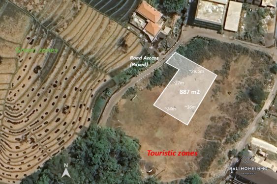 Image 1 from Dijual HGB Tanah dalam Zona Pariwisata di Bali Pererenan